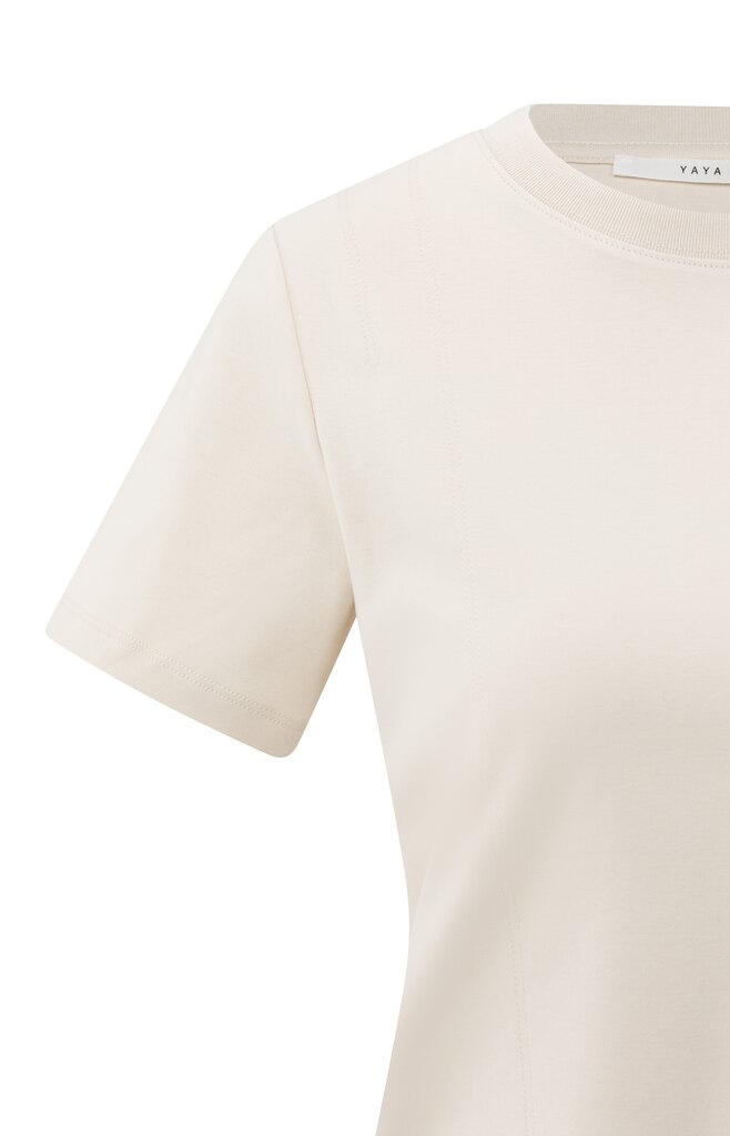 YAYA T-Shirt met gestikte details