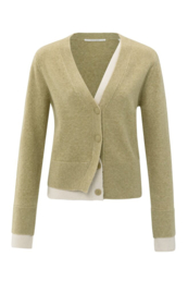YAYA Vest met contrast details