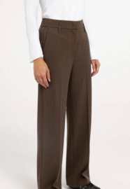 YAYA Geweven gestructureerde rechte broek