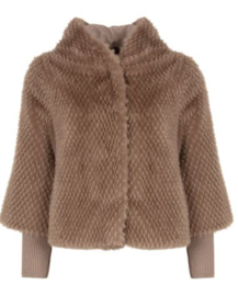 SIMPLE Faux Fur jas Dante