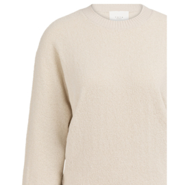 YAYA Boucle trui met vleermuismouwen en ribdetails