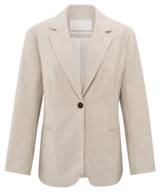 YAYA Oversized blazer met riem