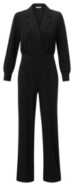 YAYA Jersey jumpsuit met wijde pijpen