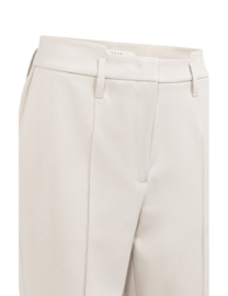 YAYA Geweven broek met rechte pijpen en tailleband detail