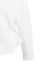 YAYA Poplin blouse met knoopdetails