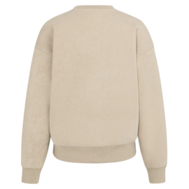 YAYA Sweater van stevige stof met gewassen effect