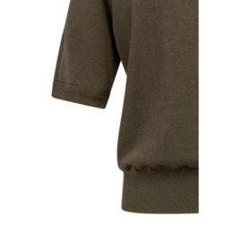 YAYA  Sweater met korte mouwen en details