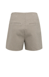 YAYA Geruite minirok met faux overslag