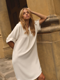 YAYA V-neck jurk met 3 kwart mouw