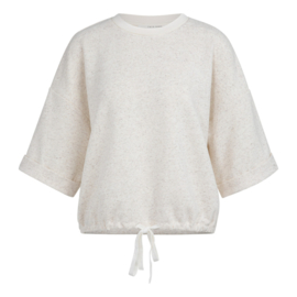 YAYA Sweatshirt met korte mouw en koord