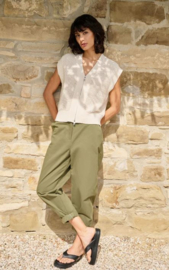 YAYA Hoge barrel broek