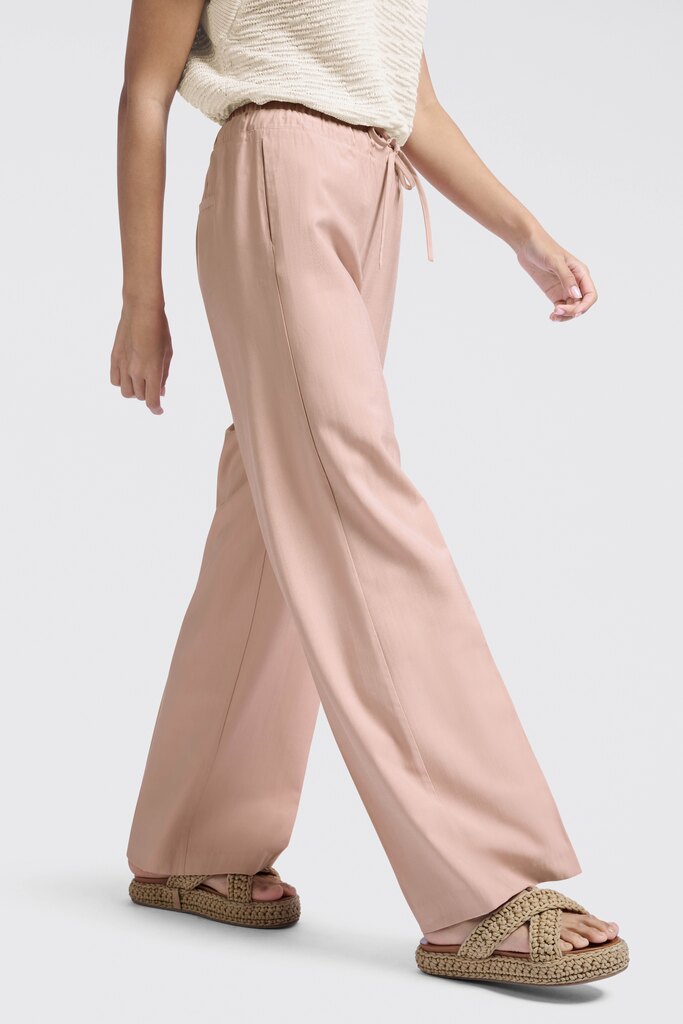 YAYA Broek met satijnen contrasterende tailleband