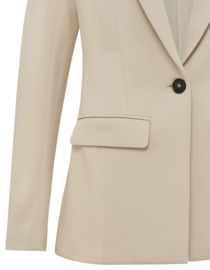 YAYA Scuba blazer met lange mouwen en zakken in slim fit