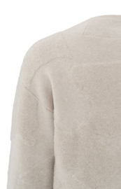 YAYA V hals trui met texture