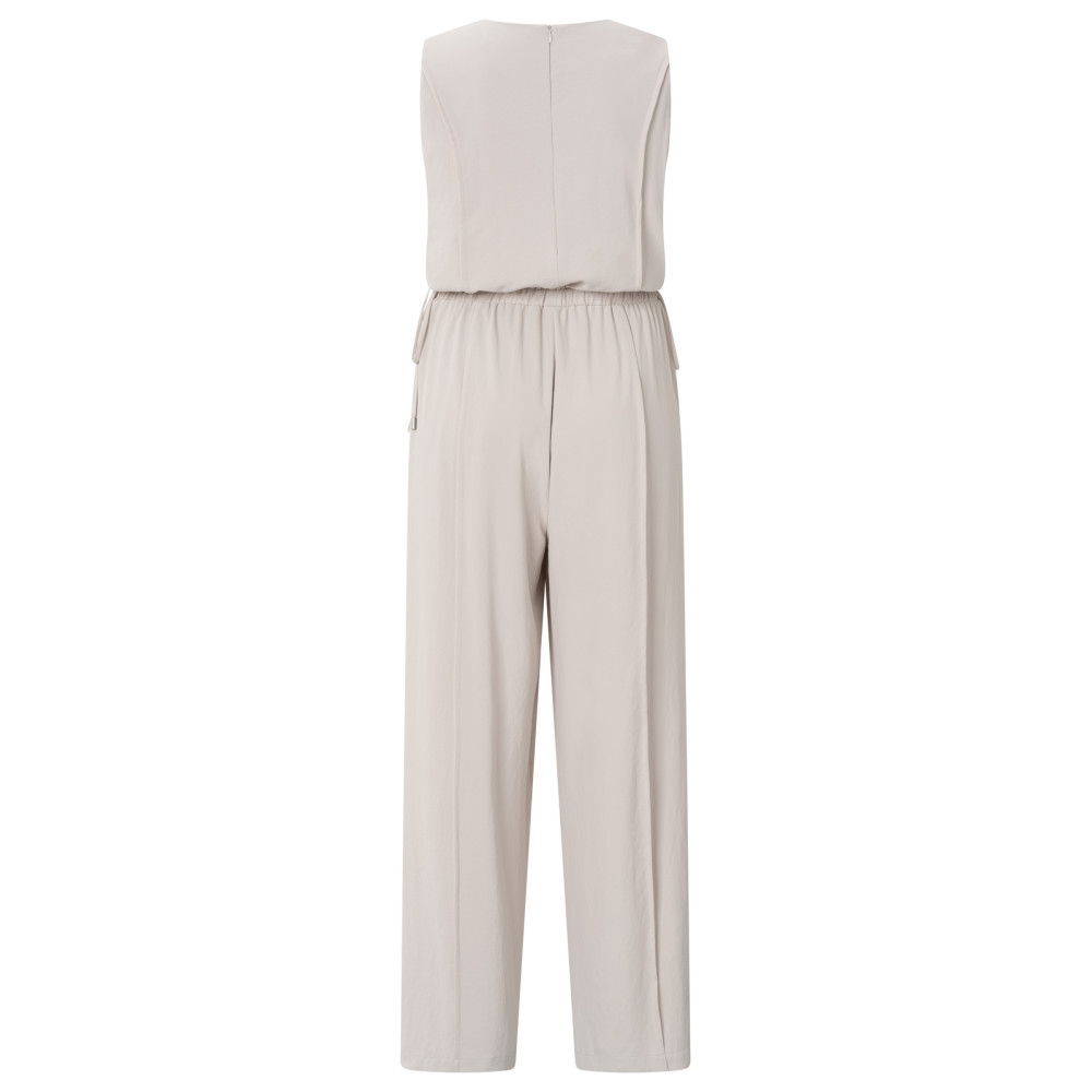 YAYA Mouwloze jumpsuit met cord detail