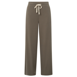 YAYA Jersey wide leg broek met elastieke band