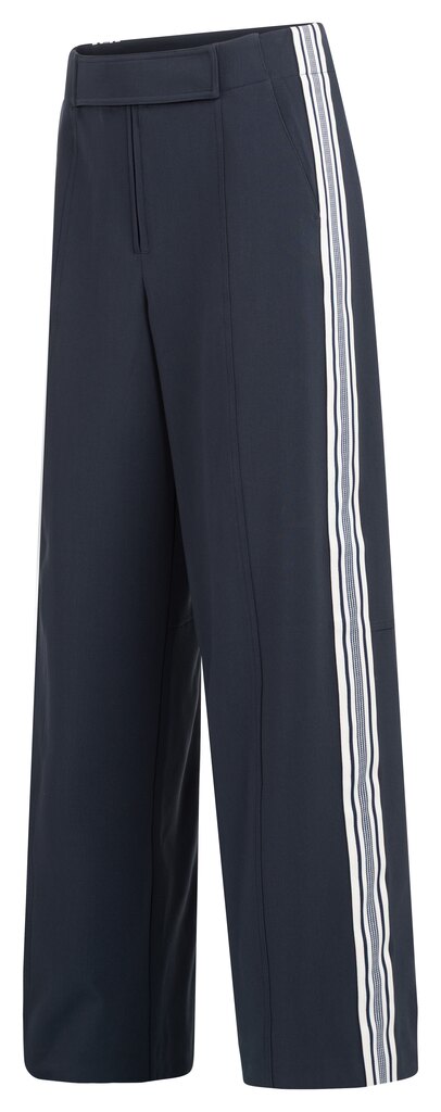 YAYA Hoge wijde broek met rand