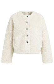 YAYA Oversized korte jas van imitatiebont