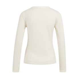 YAYA Gestreepte top met lange mouwen en ronde hals