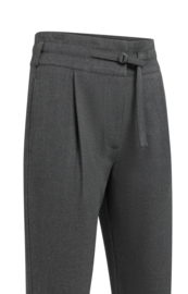 YAYA Zacht geweven broek met hoge taille en sierlijke band