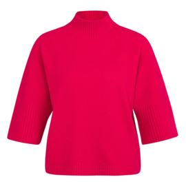 YAYA Sweater met rib mouwen