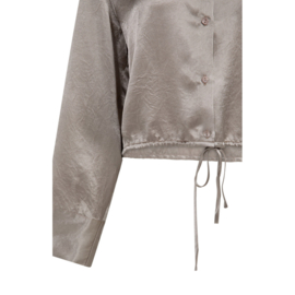 YAYA Crinkle blouse met koord