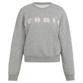 YAYA Zachte sweater met artwork "iconic"