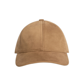 YAYA Suede pet met grove stiksels