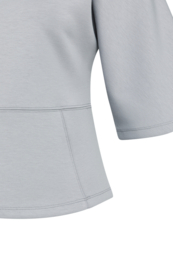 YAYA Zachte jersey top met wijde mouwen