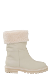 YAYA Shearling laarzen met grove zool