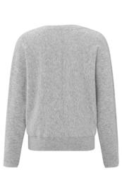 YAYA V-Hals trui van sweat stof met lange mouw