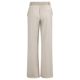 YAYA Jersey broek met elastische tailleband en wijde pijpen