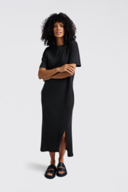 YAYA Linen blend T-shirt jurk