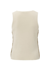 YAYA Mouwloze top met knoop details