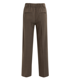 YAYA Geweven gestructureerde rechte broek