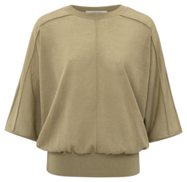 YAYA Transparante sweater met vleermuismouw