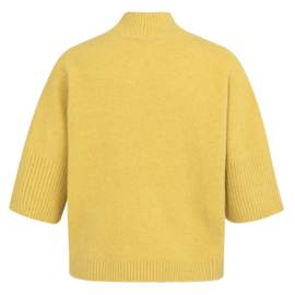 YAYA Sweater met rib mouwen