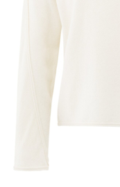 YAYA Bootneck sweater met randjes