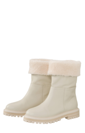 YAYA Shearling laarzen met grove zool