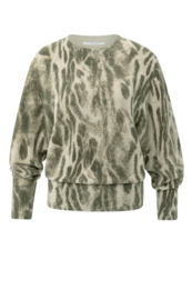YAYA Trui met all over print