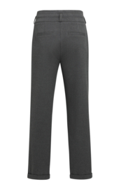 YAYA Zacht geweven broek met hoge taille en sierlijke band