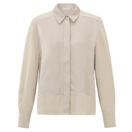 YAYA Fabric mix blouse