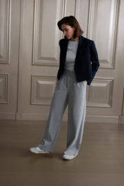 YAYA Geweven broek met hoge taille en rechte pijpen