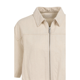 YAYA Denim jas met driekwart mouw