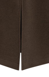 YAYA Midi rok met geborstelde look