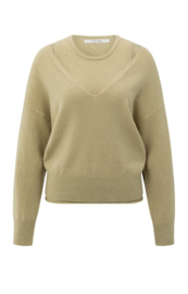 YAYA V-Hals trui met top