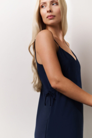 YAYA Lange strappy jurk met strik details