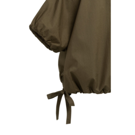 YAYA Boxy top met strikken aan de onderkant