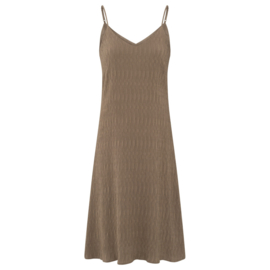 YAYA Strappy jurk met texture