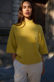 YAYA Sweater met rib mouwen